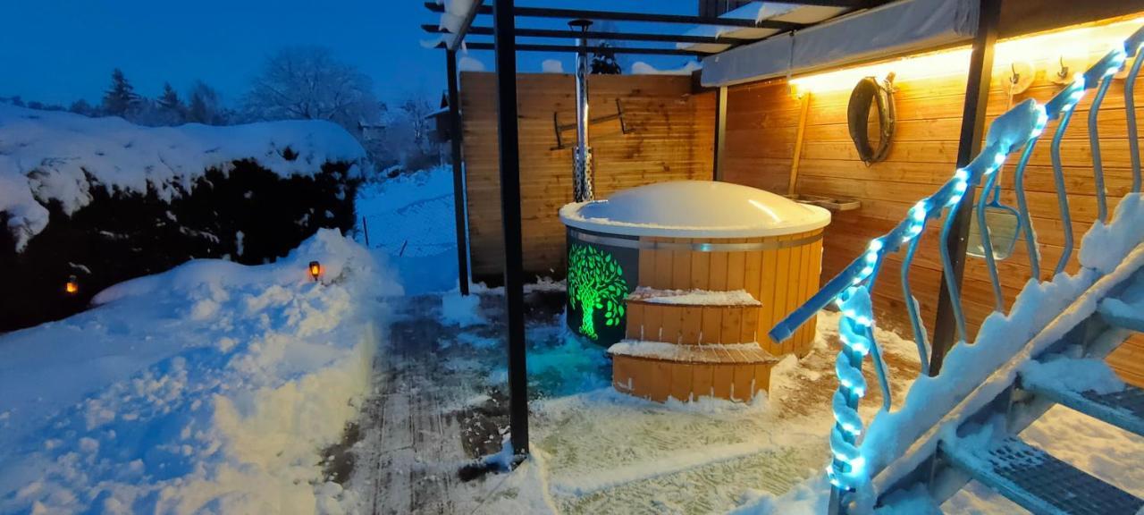 Au Chalet Bain Nordique Neuf Independant Calme Assure Haselbourg Bagian luar foto